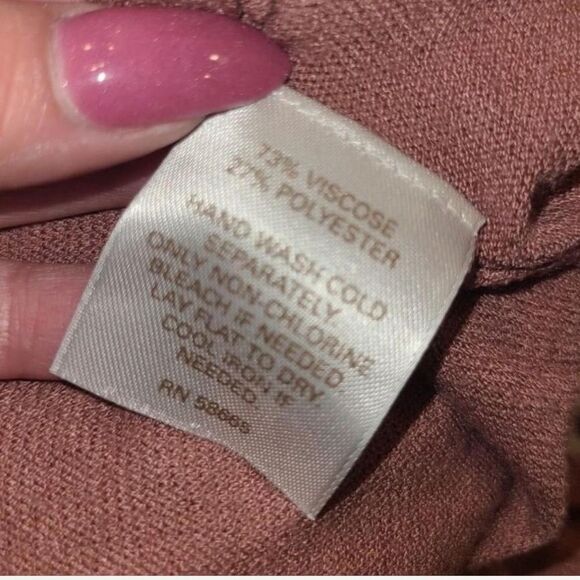 Halogen pink Cropped Cardigan - Picture 5 of 7